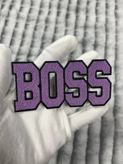 Boss Patch, 4” Embroidered Patch, Iron On Patch - Reanna’s Closet 2