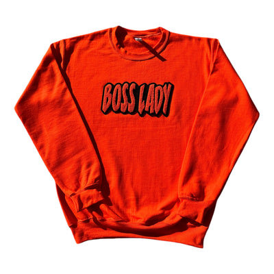 Boss Lady Sweatshirt Orange 