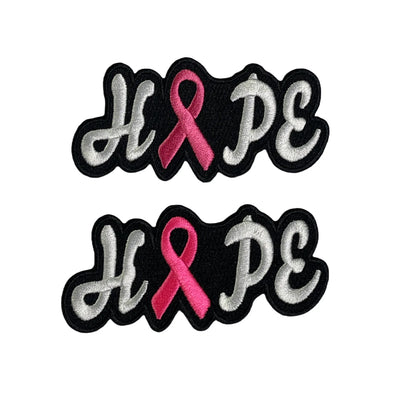 Breast Cancer Awareness Hope Patch, 4” Embroidered Iron on Patch - Reanna’s Closet 2