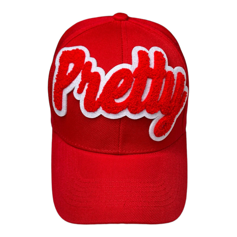 Pretty Baseball Cap (Red/White)