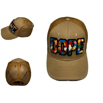 Camo Dope Hat, Trucker Hat with Mesh Back Reanna’s Closet 2