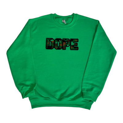 Camo Dope Sweatshirt Green