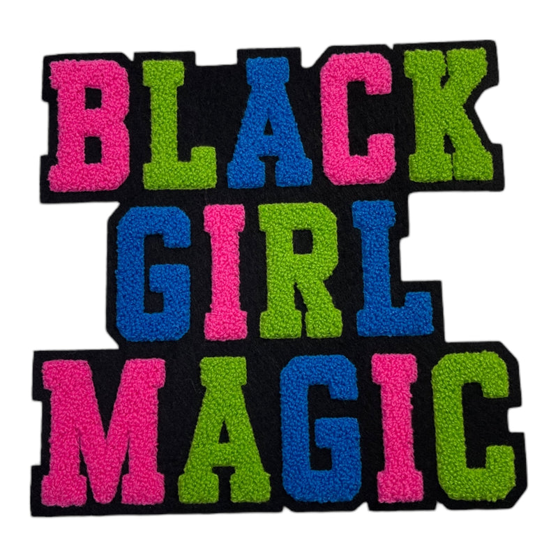 Chenille Black Girl Magic Patch