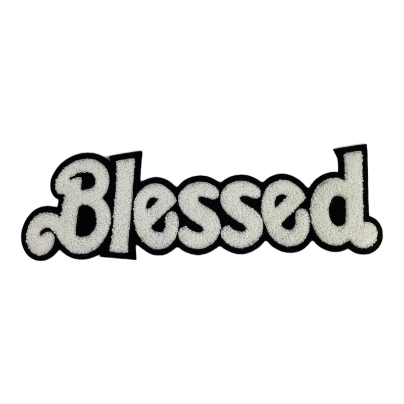 Chenille Blessed Patch