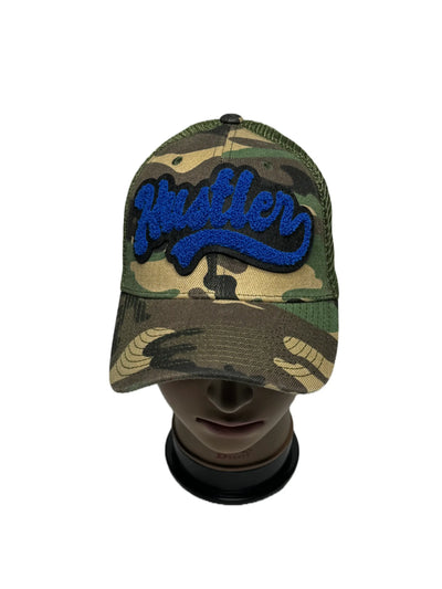 Copy of Customized Hustler Patched Camouflage Trucker Hat with Mesh Back Reanna’s Closet 2