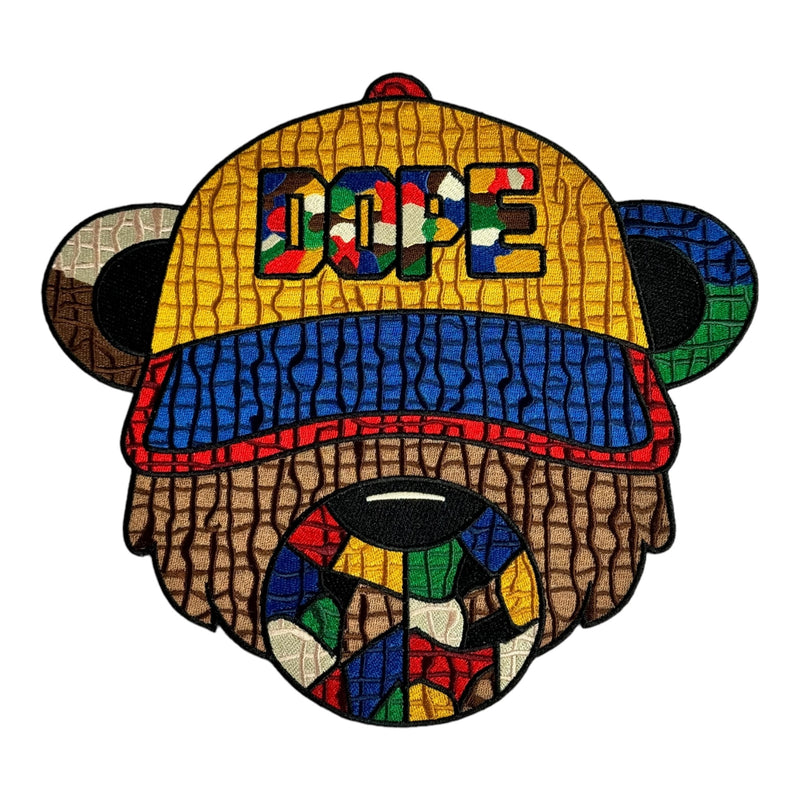 Cracked Dope Bear Patch (10 inch)