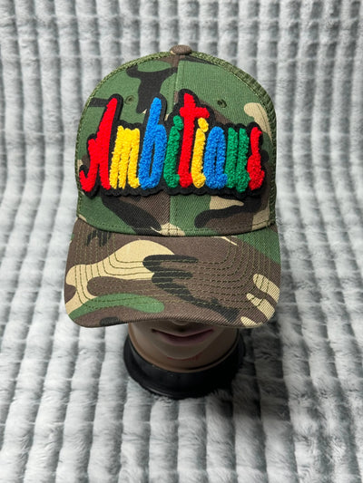 Customized Ambitious Patched Camouflage Trucker Hat with Mesh Back - Reanna’s Closet 2