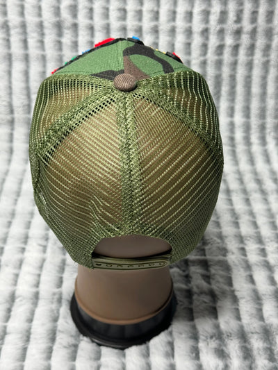 Customized Ambitious Patched Camouflage Trucker Hat with Mesh Back - Reanna’s Closet 2