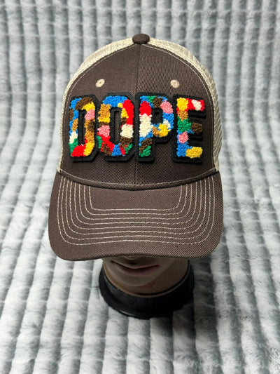 Customized Camo Dope Patched Trucker Hat with Mesh Back Reanna’s Closet 2
