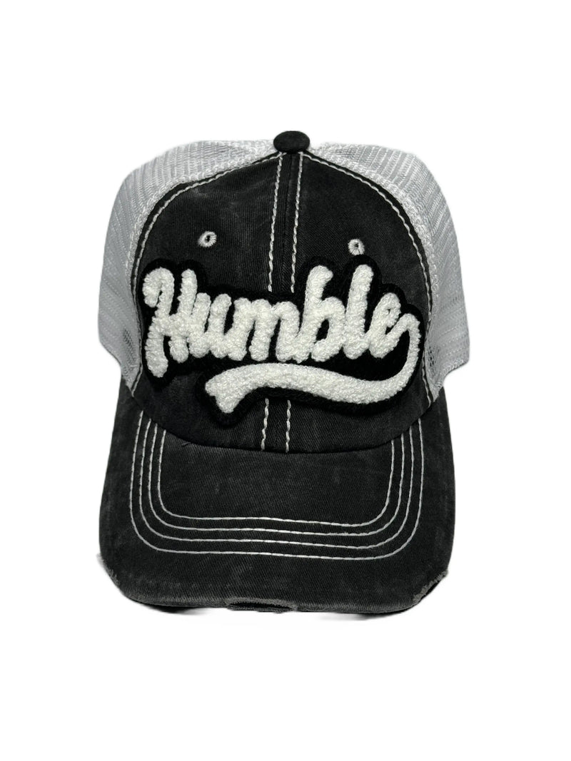 Customized Humble Trucker Hat, Distressed Hat with Mesh Back Reanna’s Closet 2