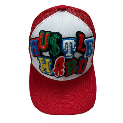 Customized Hustle Hard Hat, Trucker Hat with Mesh Back Reanna’s Closet 2