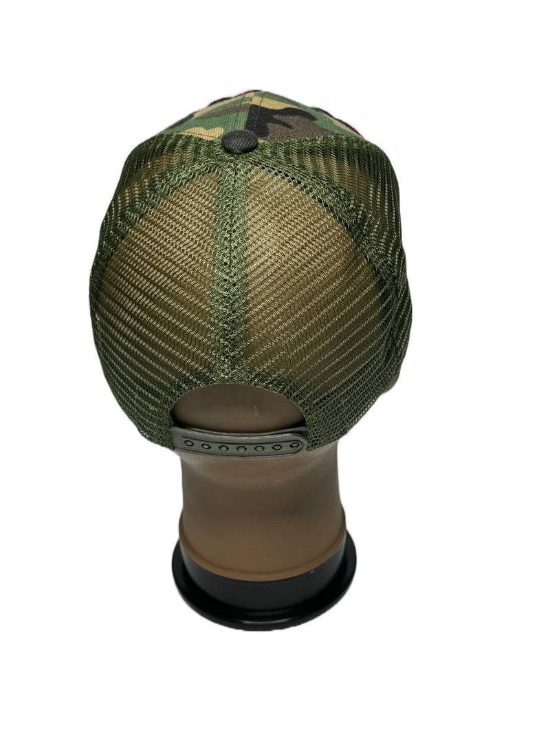 Customized Hustler Patched Camouflage Trucker Hat with Mesh Back Reanna’s Closet 2