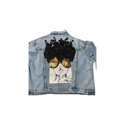 Customized Move in Silence Jean Jacket (Please Read Before Ordering) Reanna’s Closet 2
