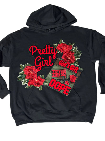 Customized Pretty Girl Patched Hoodie, Please Allow 2-3 Weeks for Processing (Read The Description Before Ordering) - Reanna’s Closet 2