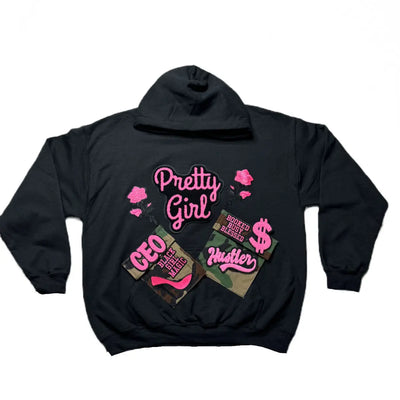 Customized Pretty Girl Patched Hoodie, Please Allow 3 Weeks for Processing (Read The Description Before Ordering) - Reanna’s Closet 2