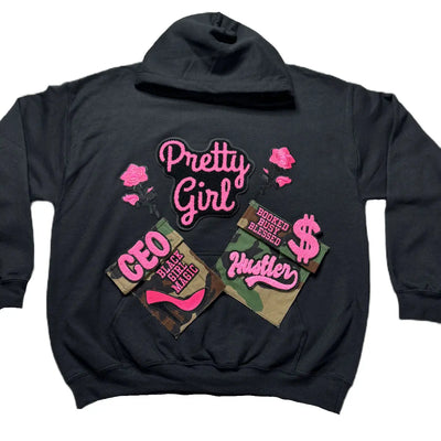 Customized Pretty Girl Patched Hoodie, Please Allow 3 Weeks for Processing (Read The Description Before Ordering) - Reanna’s Closet 2