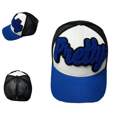 Customized Pretty Hat, Trucker Hat (Royal Blue 2) - Reanna’s Closet 2