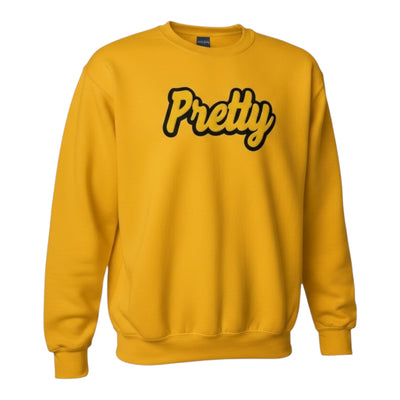 Pretty Sweatshirt (Gold/Black) Unisex