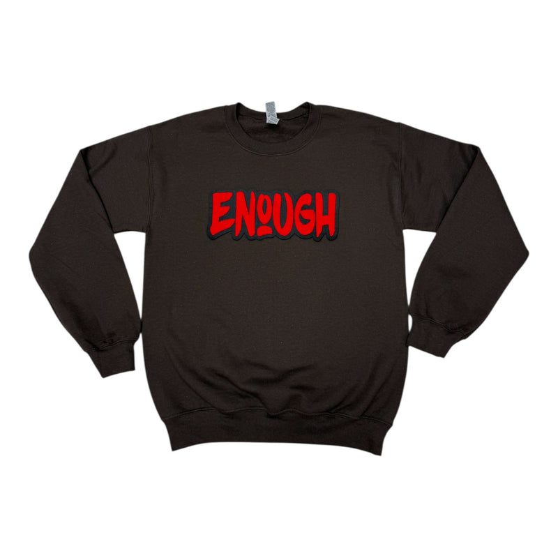 Enough Sweatshirt in Brown Red Styles Medium