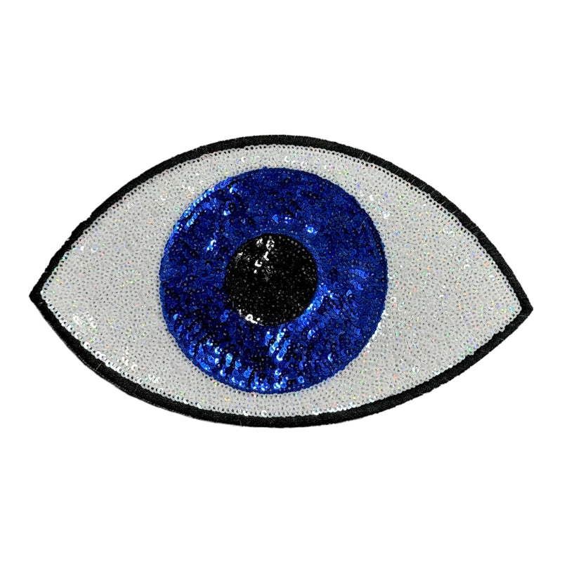 Evil Eye Patch (Iridescent Sequin)