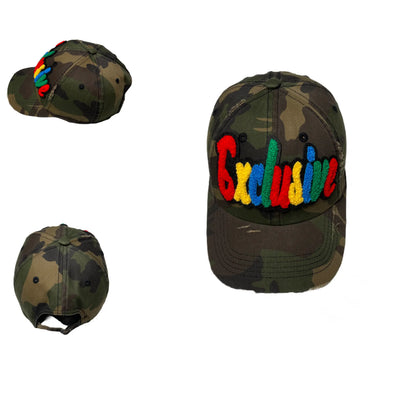 Exclusive Hat, Camouflage Print Distressed Dad Hat - Reanna’s Closet 2