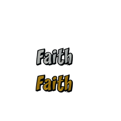 Faith Patch, 4” Embroidered Iron On Patch Reanna’s Closet 2®