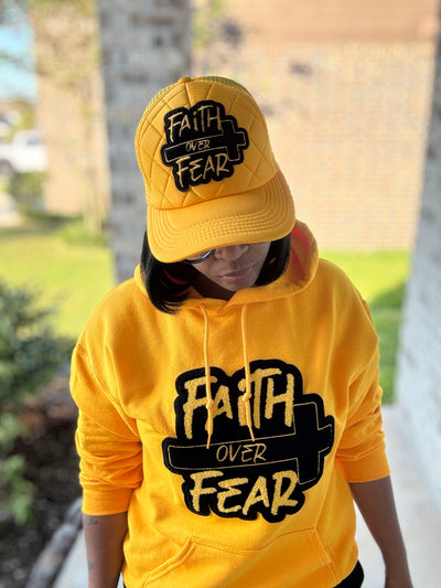 Faith Over Fear Set Gold