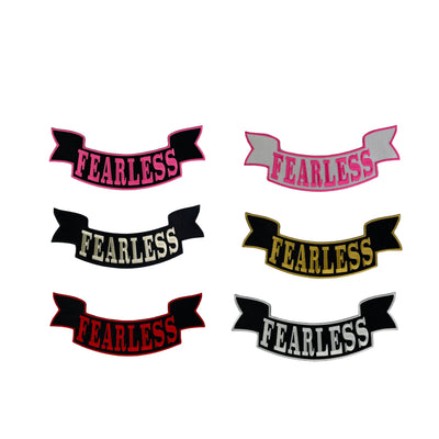 Fearless Patch, 11” Embroidered Patch, Iron on Patch Reanna’s Closet 2®
