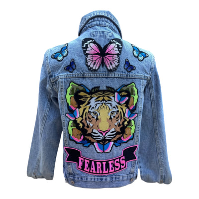 Fearless Tiger Denim Jacket