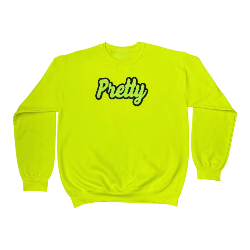 Pretty Sweatshirt Neon Yellow Unisex (Limited Edition)