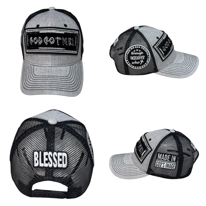 God Got Me Remixed Trucker Hat