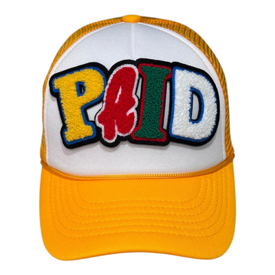 Gold Paid Foam Trucker Hat