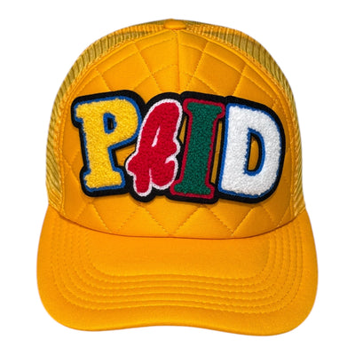 Gold Paid Trucker Hat