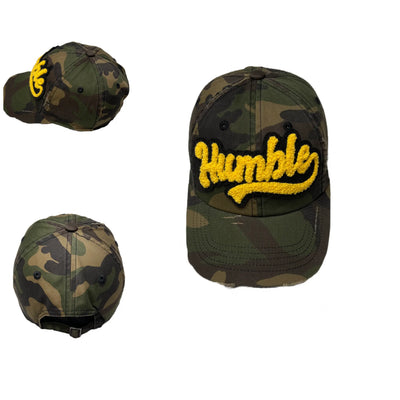 Humble Hat, Camouflage Print Distressed Dad Hat - Reanna’s Closet 2
