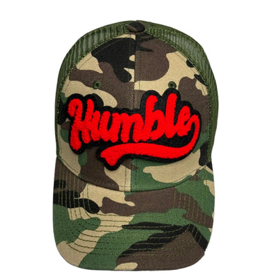 Humble Hat, Camouflage Print Trucker Hat with Mesh Back - Reanna’s Closet 2