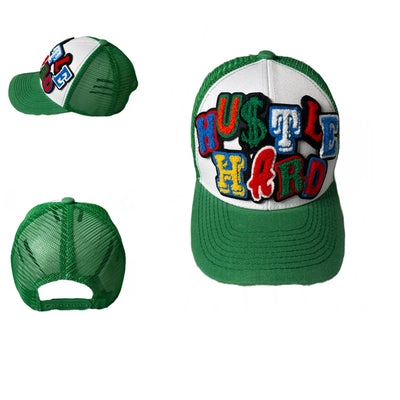 Hustle Hard Hat, Trucker Hat with Mesh Back - Reanna’s Closet 2