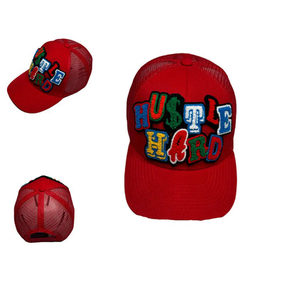 Hustle Hard Hat, Trucker Hat with Mesh Back Reanna’s Closet 2