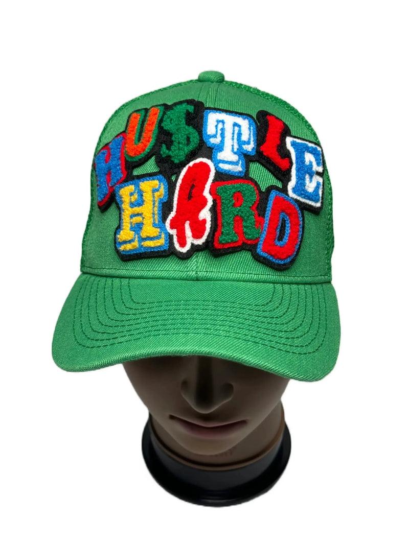 Hustle Hard Hat, Trucker Hat with Mesh Back - Reanna’s Closet 2