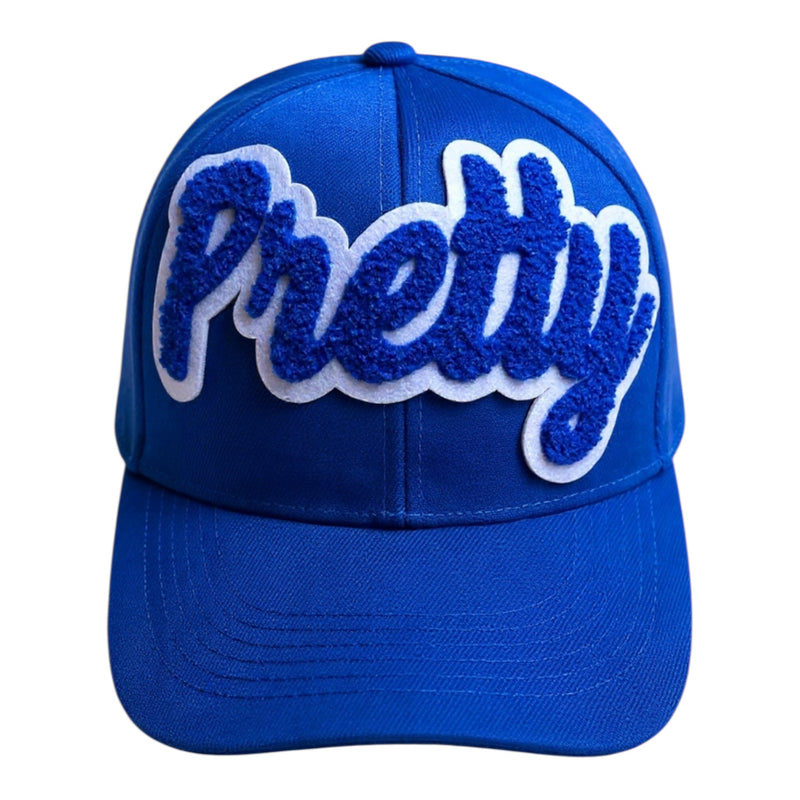 Pretty Baseball Cap (Royal Blue/White) for All Occasions