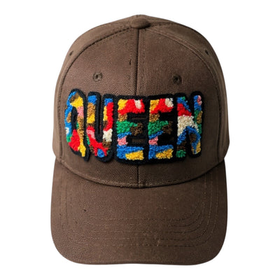 Queen Baseball Cap in Brown