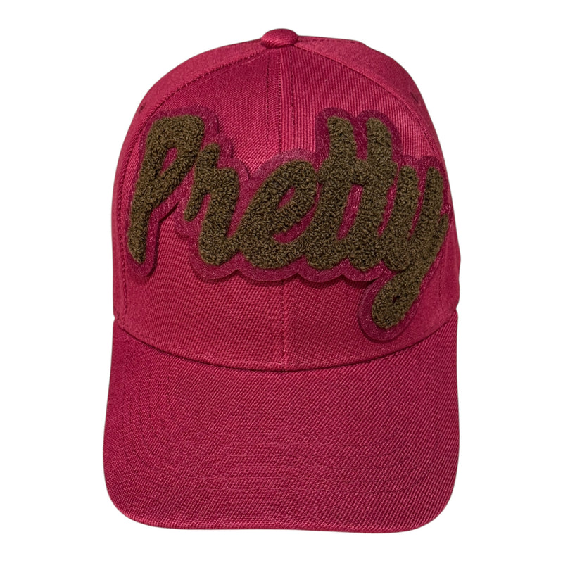 Pretty Baseball Cap Burgundy Brown for Stylish Look