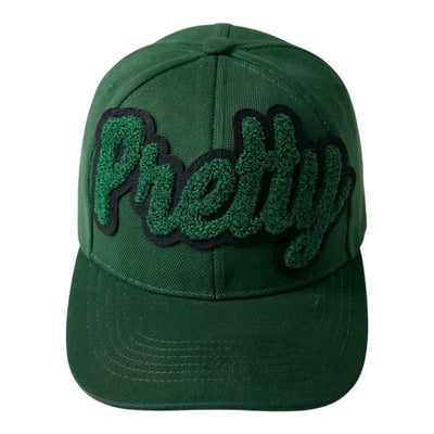 Dark Green Pretty Baseball Cap