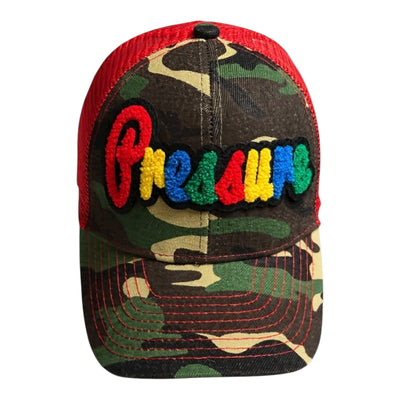 Pressure Trucker Hat in Camouflage Multi