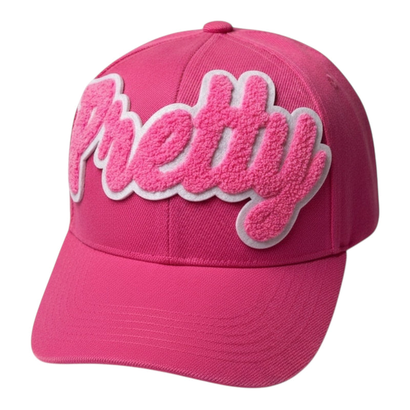 Pretty Baseball Cap (Pink/White) for Stylish Comfort