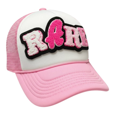 Rare Foam Trucker Hat Light Pink Stylish Adjustable Cap