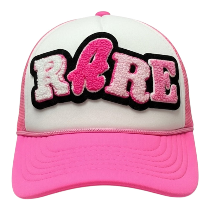 Rare Foam Trucker Hat Hot Pink Adjustable Stylish Cap