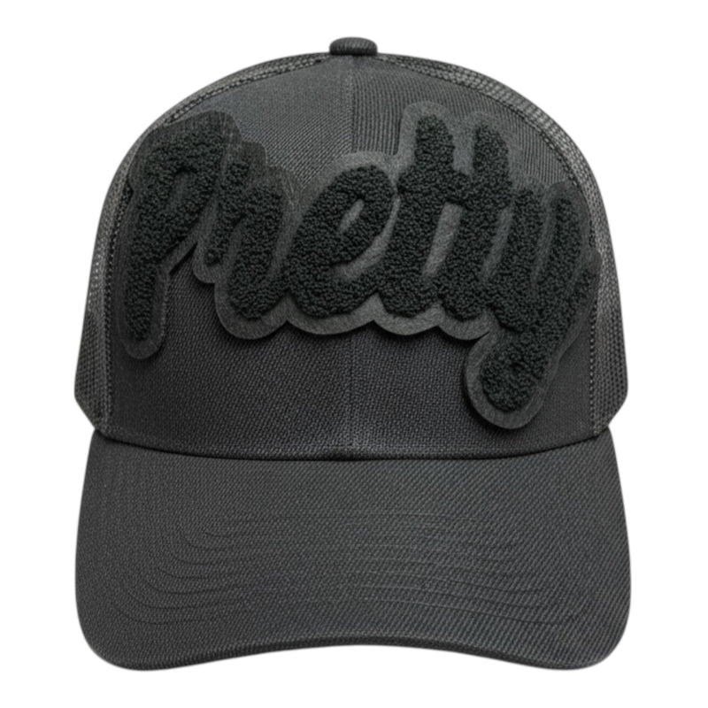 Black Pretty Trucker Hat