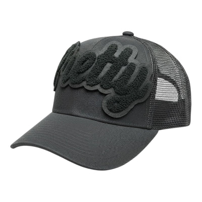 Pretty Trucker Hat Black Stylish Adjustable Snapback Cap