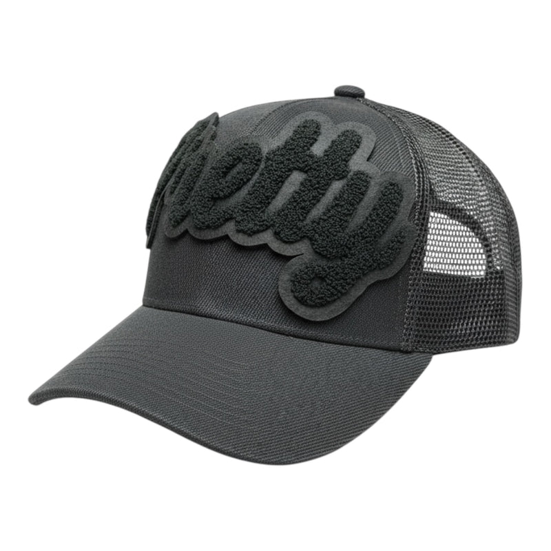 Pretty Trucker Hat Black Stylish Adjustable Snapback Cap