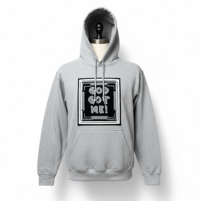 God Got Me Hoodie in Gray
